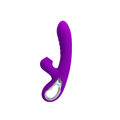 Foto 5 do produto Vibrador de Ponto G com 12 Modos de Vibração, Estimulador Clitoriano com 4 Modos de Pulsação e Recarregável - Pretty Love Jersey | 12,6 x 3,6 cm