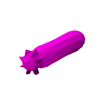 Foto 3 do produto Vibrador Ponto G com 4 Modos de Rotação e 12 Modos de Vibração - Pretty Love Abbott | 19 x 4 cm | Cor: Roxo