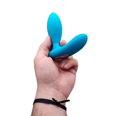Vibrador de Ponto G com 7 Modos Pulsantes, Estimulador de Clitóris com Esferas Estimuladoras e Controle Remoto Sem Fio - Adam & Eve Eve's G-Spot Thumper With Clit Motion Massager