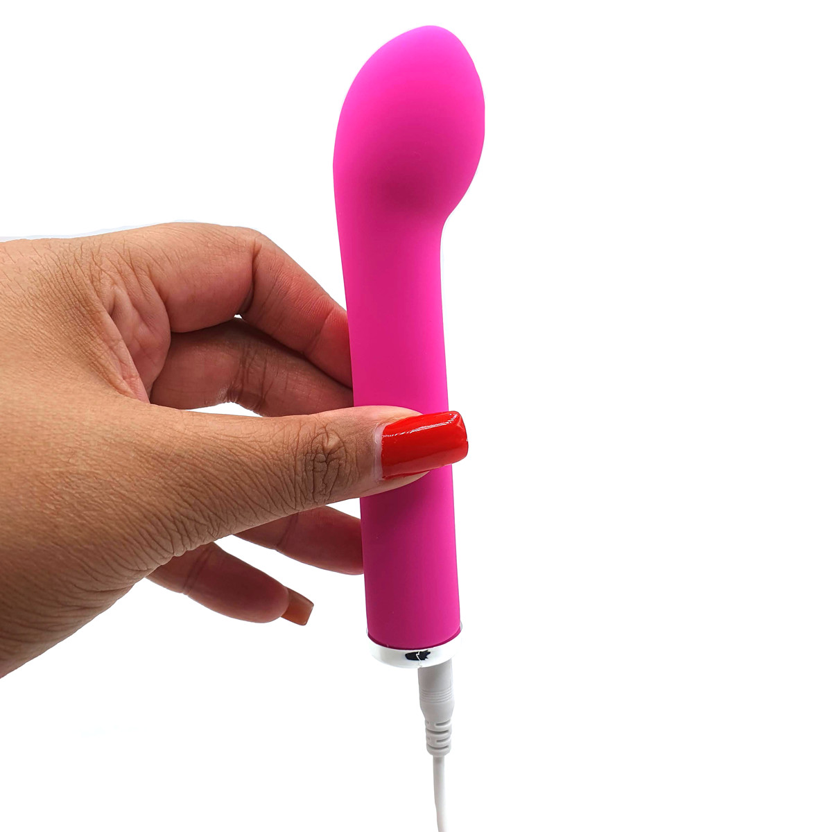 Vibrador de Ponto G em ABS Macio com 12 Modos de Vibração e Carregamento Via Cabo USB - YouVibe | 14,5 x 3,1 cm | Disponível em 2 Cores - 8