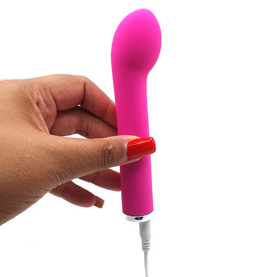 Vibrador de Ponto G em ABS Macio com 12 Modos de Vibração e Carregamento Via Cabo USB - YouVibe | 14,5 x 3,1 cm | Disponível em 2 Cores