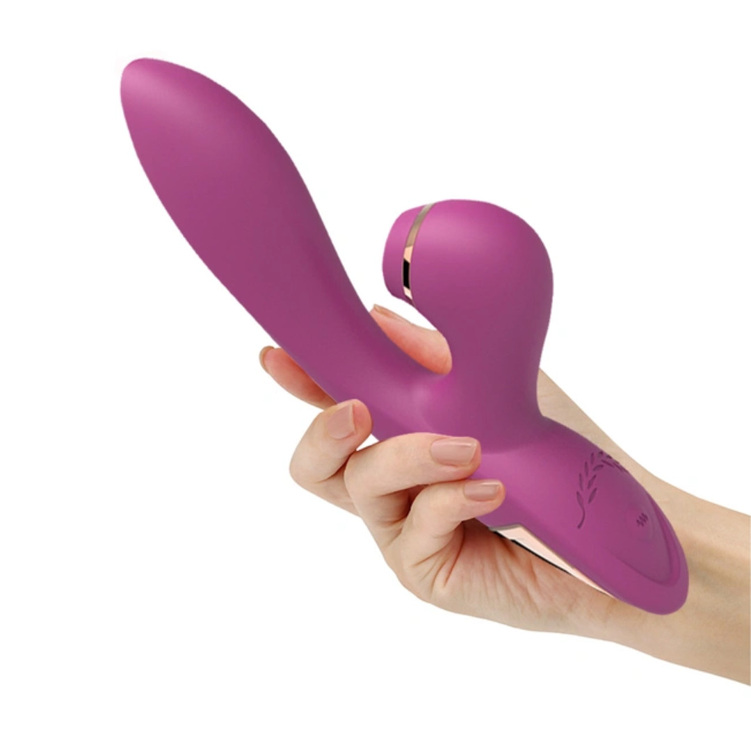 Vibrador de Ponto G e Clitóris com 10 Modos de Vibração, 3 Níveis de Pulsação e Recarregável - Slimline Pink Screw | Disponível em 2 Cores - 7