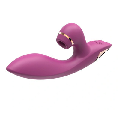 Foto 5 do produto Vibrador de Ponto G e Clitóris com 10 Modos de Vibração, 3 Níveis de Pulsação e Recarregável - Slimline Pink Screw | Disponível em 2 Cores