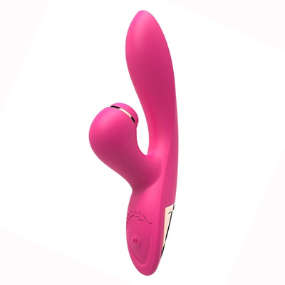 Foto 2 do produto Vibrador de Ponto G e Clitóris com 10 Modos de Vibração, 3 Níveis de Pulsação e Recarregável - Slimline Pink Screw | Disponível em 2 Cores