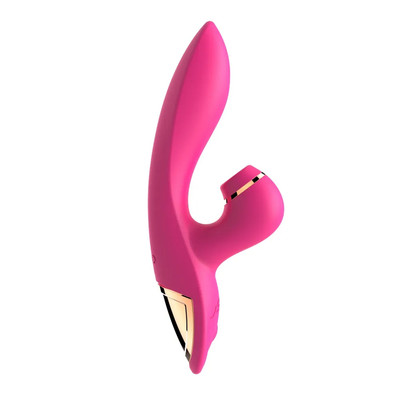 Foto 3 do produto Vibrador de Ponto G e Clitóris com 10 Modos de Vibração, 3 Níveis de Pulsação e Recarregável - Slimline Pink Screw | Disponível em 2 Cores