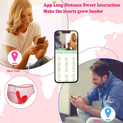 Foto 4 do produto Vibrador de Ponto G e Clitóris Com 10 Modos de Vibração, 4 Rotações e App Interativo - Man Thing Hua Aurora I | 10,5 x 3,1 cm