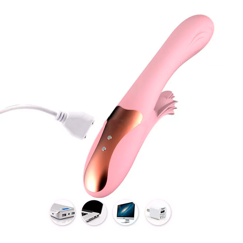 Vibrador de Ponto G e Clitóris com 10 Modos de Vibração, Função Aquecimento e Carregamento via Cabo USB Magnético - Lilo, We Love Hot | Disponível em 2 Cores - 6