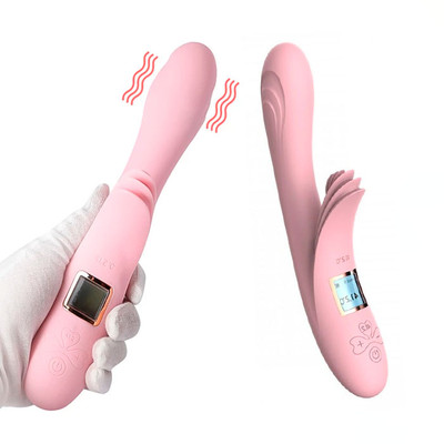 Vibrador de Ponto G e Clitóris com 10 Modos de Vibração, Função Aquecimento e Carregamento via Cabo USB Magnético - Lilo, We Love Hot | Disponível em 2 Cores