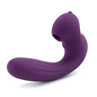 Foto 2 do produto Vibrador de Ponto G e Clitóris com 10 Modos de Vibrações, 5 Modos de Sucção e Recarregável - Alvin | Disponível em 2 Cores