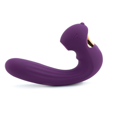 Foto 3 do produto Vibrador de Ponto G e Clitóris com 10 Modos de Vibrações, 5 Modos de Sucção e Recarregável - Alvin | Disponível em 2 Cores