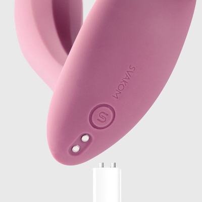 Foto 5 do produto Vibrador de Ponto G e Clitóris com 11 Modos de Vibração, Aplicativo e Recarregável - Svakom Erica | 9,3 x 3 cm