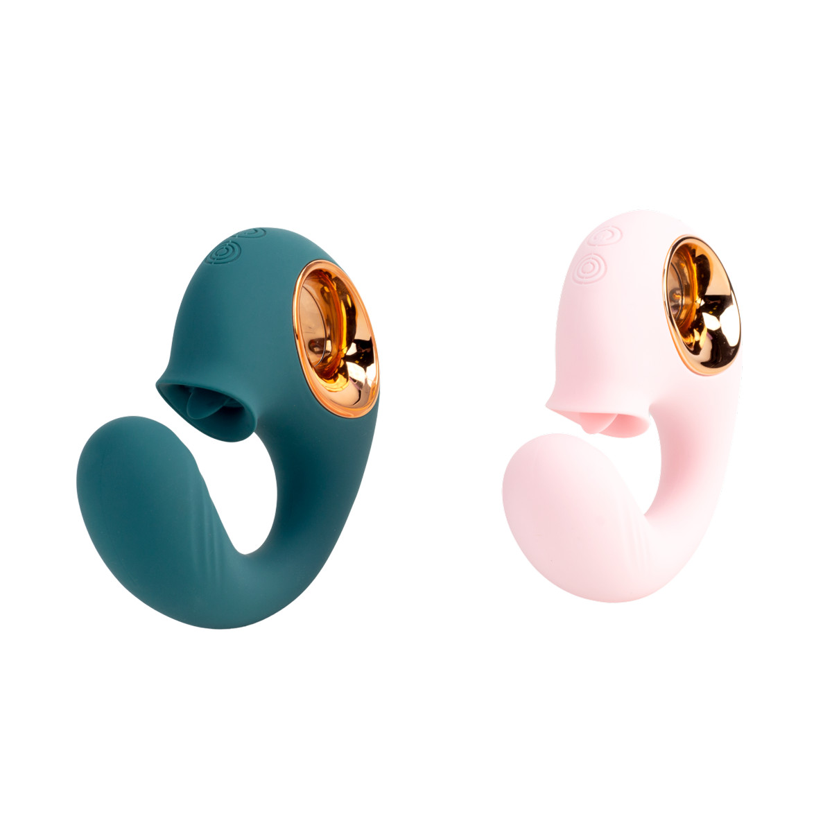 Vibrador de Ponto G e Clitóris em Silicone com 12 Modos de Vibração, 12 Tipos de estimulação e Recarregável - Born To Feeling | 9 cm x 3,3 cm | Disponível em 2 Cores - 2