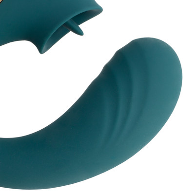 Foto 5 do produto Vibrador de Ponto G e Clitóris em Silicone com 12 Modos de Vibração, 12 Tipos de estimulação e Recarregável - Born To Feeling | 9 cm x 3,3 cm | Disponível em 2 Cores