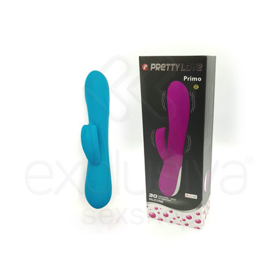 Foto 6 do produto Vibrador de Ponto G e de Clítoris com 30 Modos de Vibração e Função Memória - Pretty Love Primo |12 x 3,8 cm | Disponível  em 2 Cores