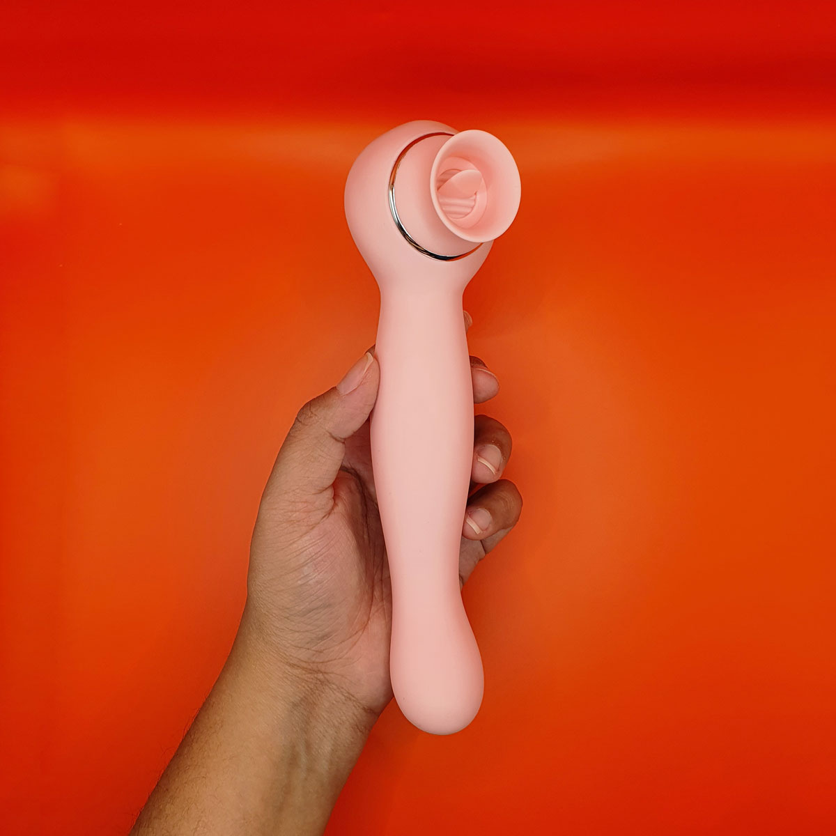 Vibrador de Ponto G e Clitóris com 6 Modos de Sucção, 9 Tipos de Vibração e Estimulação de Língua - Grace | 20,5 x 3,2 m - 5