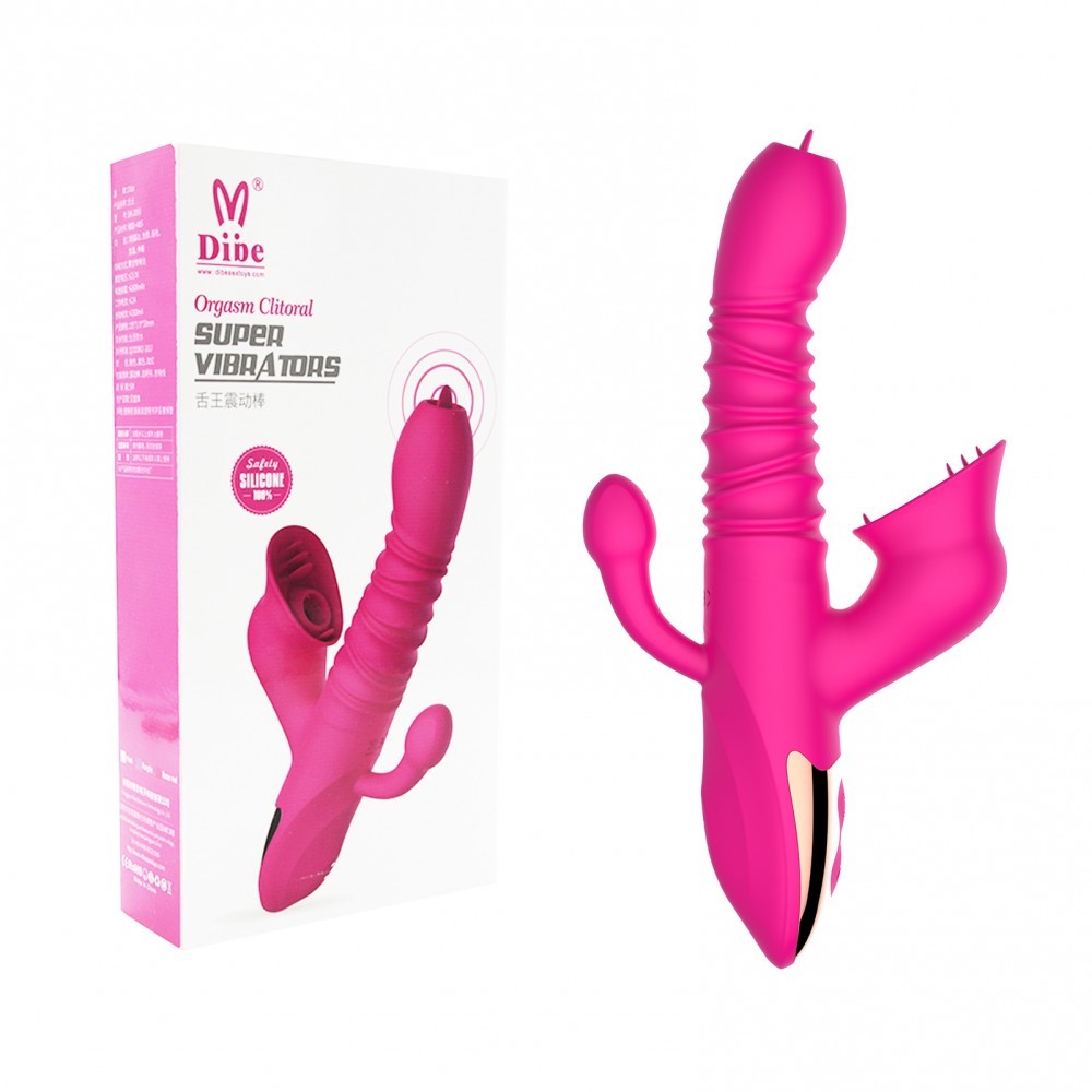 Vibrador de Ponto G e Clitóris com Plug, 7 Modos de Vibração, Pulsações, Rotações e Função Aquecimento - Dibe | 13 x 3,5 cm - 8