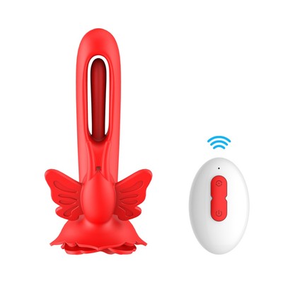 Foto 2 do produto Vibrador de Ponto G e Clitóris Com 9 Estímulos, Modos de Vibração e Recarregável - Man Thing Hua Aurora II | 11 x 3 cm