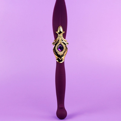 Foto 4 do produto Vibrador de Ponto G e Clitóris em Forma de Pena, Feito em Silicone com 9 Modos de Vibração, 2 Motores e Carregamento via Cabo USB - S-Hande Whisper | Disponível em 2 Cores