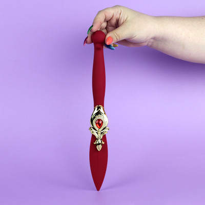 Foto 6 do produto Vibrador de Ponto G e Clitóris em Forma de Pena, Feito em Silicone com 9 Modos de Vibração, 2 Motores e Carregamento via Cabo USB - S-Hande Whisper | Disponível em 2 Cores