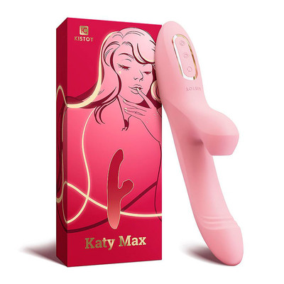 Vibrador de Ponto G e Clitóris com Função de Rotação, 3 Modos de Pulsação e 9 Tipos de Vibrações - Kistoy Katy Max | 22 x 3,5 cm