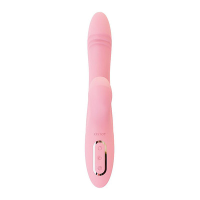 Foto 3 do produto Vibrador de Ponto G e Clitóris com Função de Rotação, 3 Modos de Pulsação e 9 Tipos de Vibrações - Kistoy Katy Max | 22 x 3,5 cm