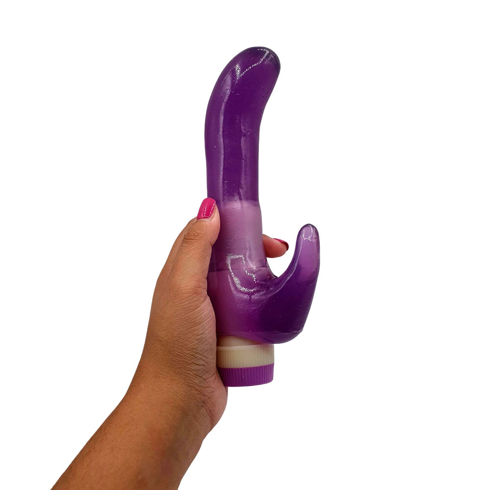 Vibrador de Ponto G e Clitóris em Jelly com Vibração Multivelocidade - Magic Sexy | 15 x 3,8 cm | Disponível em 3 Cores - 7