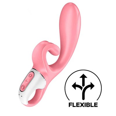 Foto 8 do produto Vibrador de Ponto G e Clitóris com Motor Duplo, 12 Modos de Vibrações Potentes , App Control e Á Prova D'água - Satisfyer Hug Me | Disponível em 2 Cores
