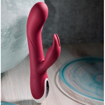 Foto 3 do produto Vibrador de Ponto G e Clitóris com Motor Duplo, 8 Modos de Vibração, Função de Inflar e Carregamento Via Cabo USB - Evolved Inflatble Bunny | 11,5 x 3,5 cm