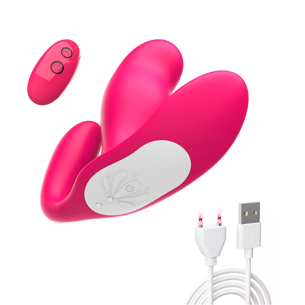 Vibrador de Ponto G e Clitóris com Plug Anal, 7 Modos de Vibração, Controle Remoto Sem Fio e Recarregável - I-moon Tri-We | 9,4 x 3,4 cm | Disponível em 2 Cores - 4