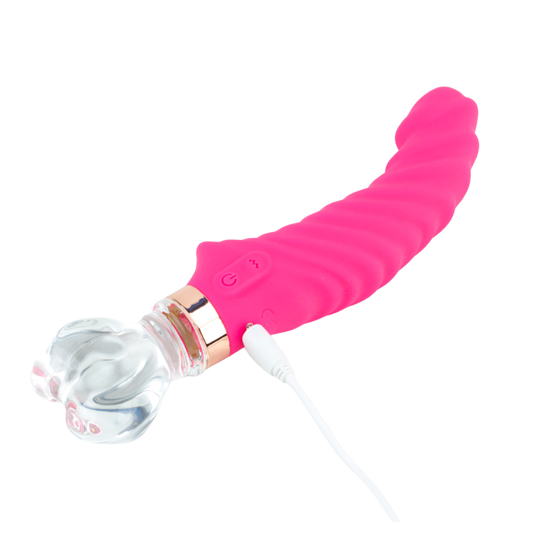 Vibrador de Ponto G e Clitóris em Silicone Macio com 10 Modos Vibrações e Recarregável - Hantewei AV-02 | Disponível em 3 Cores - 8