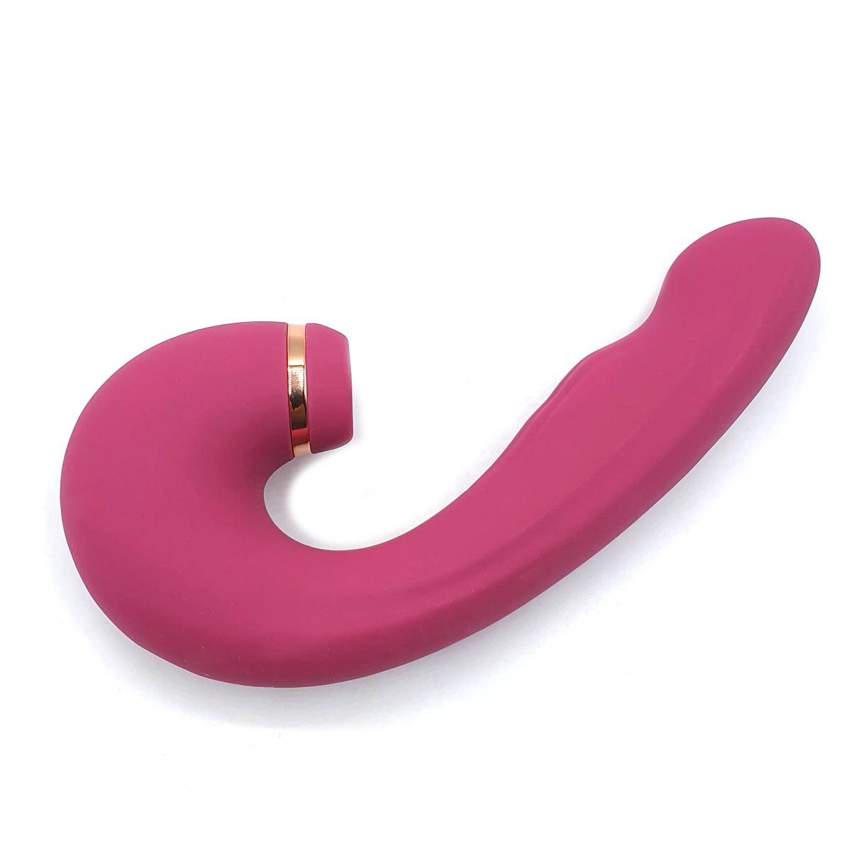 Vibrador de Ponto G e Clitóris Recarregável com 10 Modos de Vibrações, 5 Modos de Pulsação e 5 Modos de Toque - Mappy Hour | 12,3 x 3,3 cm | Disponível em 2 Cores - 2