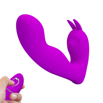 Foto 4 do produto Vibrador de Ponto G e Clitóris Recarregável com 12 Modos de Vibração, 4 Modos de Pulsação, Função Memória e Controle Remoto Sem Fio - Josephine - 8,2 x 2,4 cm