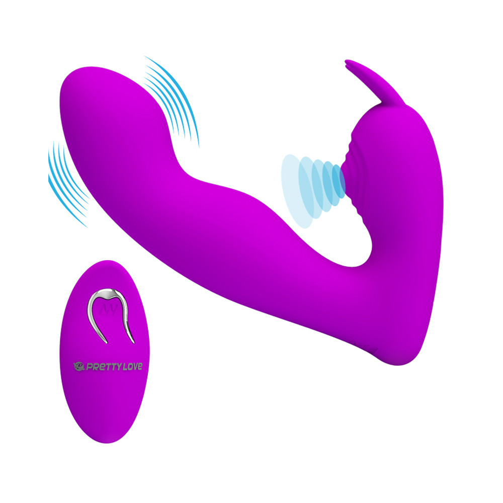 Vibrador de Ponto G e Clitóris Recarregável com 12 Modos de Vibração, 4 Modos de Pulsação, Função Memória e Controle Remoto Sem Fio - Josephine - 8,2 x 2,4 cm - 5