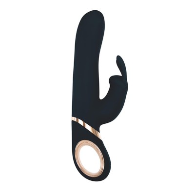 Foto 2 do produto Vibrador de Ponto G e Clitóris Recarregável com 3 Motores, Funções de Rotação e 13 Modos de Vibração - Adam & Eve Eve's Twirling Rabbit Vibrator | 11,5 x 3,4 cm