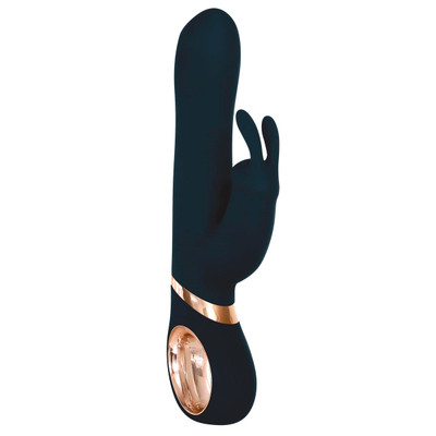 Foto 3 do produto Vibrador de Ponto G e Clitóris Recarregável com 3 Motores, Funções de Rotação e 13 Modos de Vibração - Adam & Eve Eve's Twirling Rabbit Vibrator | 11,5 x 3,4 cm