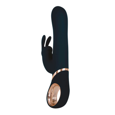 Foto 4 do produto Vibrador de Ponto G e Clitóris Recarregável com 3 Motores, Funções de Rotação e 13 Modos de Vibração - Adam & Eve Eve's Twirling Rabbit Vibrator | 11,5 x 3,4 cm