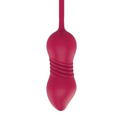 Foto 2 do produto Vibrador de Ponto G e Clitóris Recarregável com 9 Modos de Vibrações e 9 Modos Vai e Vem - S-Hande Wonder Lady | 38,5 x 5,1 cm