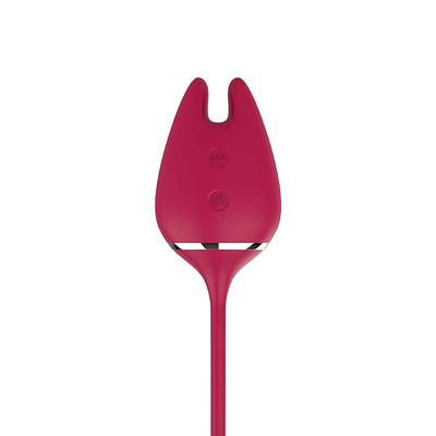Foto 3 do produto Vibrador de Ponto G e Clitóris Recarregável com 9 Modos de Vibrações e 9 Modos Vai e Vem - S-Hande Wonder Lady | 38,5 x 5,1 cm