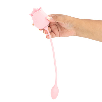 Vibrador de Ponto G e Clitóris Recarregável com Formato de Rosa, 9 Modos de Estimulação e Vibração - S-hande Twin Blossoms | Disponível em 2 Cores