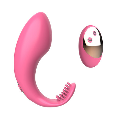 Foto 2 do produto Vibrador de Ponto G e Clitóris Recarregável em Silicone com 10 Modos de Vibrações e Controle Remoto Sem Fio - Man Lua Luna Vibrating Egg | Disponível em 2 Cores