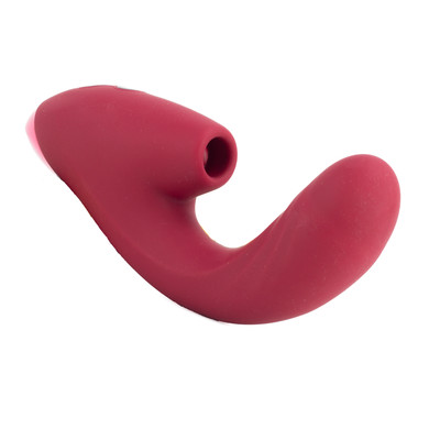 Vibrador de Ponto G e Clitóris em Silicone com 10 Modos de Estímulos e 5 Tipos de Vai e Vem - Me Ame.Love | 12x 3,7 cm
