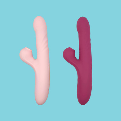 Vibrador de Ponto G e Clitóris em Silicone com 10 Modos de Pulsação e Movimentos de Vai e Vem e Carregamento USB - 11,3 x 3,1 cm | Disponível em 2 Cores