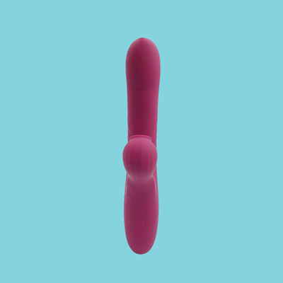 Foto 4 do produto Vibrador de Ponto G e Clitóris em Silicone com 10 Modos de Pulsação e Movimentos de Vai e Vem e Carregamento USB - 11,3 x 3,1 cm | Disponível em 2 Cores