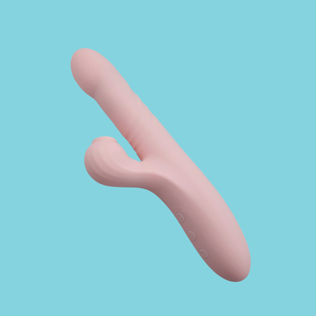 Vibrador de Ponto G e Clitóris em Silicone com 10 Modos de Pulsação e Movimentos de Vai e Vem e Carregamento USB - 11,3 x 3,1 cm | Disponível em 2 Cores - 7