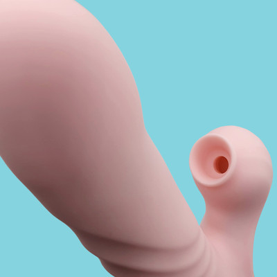 Foto 6 do produto Vibrador de Ponto G e Clitóris em Silicone com 10 Modos de Pulsação e Movimentos de Vai e Vem e Carregamento USB - 11,3 x 3,1 cm | Disponível em 2 Cores