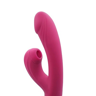 Foto 3 do produto Vibrador de Ponto G e Clitóris em Silicone com 10 Modos de Vibração, 10 Tipos de Pulsação e Recarregável via USB - Youvibe | 11 x 3,2 cm | Disponível em 2 Cores