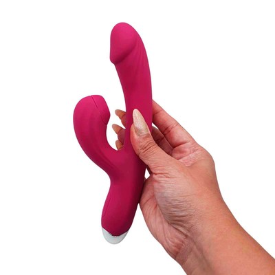 Vibrador de Ponto G e Clitóris em Silicone com 10 Modos de Vibração, 10 Tipos de Pulsação e Recarregável via USB - Youvibe | 11 x 3,2 cm | Disponível em 2 Cores