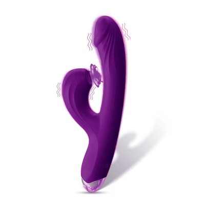 Vibrador de Ponto G e Clitóris em Silicone com 10 Modos de Vibração, 10 Tipos de Pulsação e Recarregável via USB - Youvibe | 11 x 3,2 cm | Disponível em 2 Cores