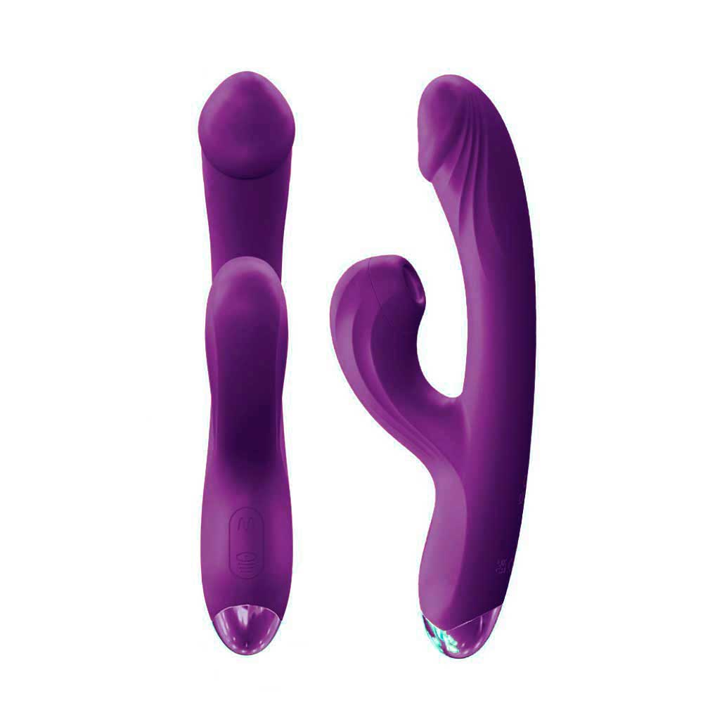 Vibrador de Ponto G e Clitóris em Silicone com 10 Modos de Vibração, 10 Tipos de Pulsação e Recarregável via USB - Youvibe | 11 x 3,2 cm | Disponível em 2 Cores - 2