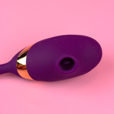 Foto 4 do produto Vibrador de Ponto G e Clitóris em Silicone com 10 Modos de Vibração, 5 Níveis de Pulsação e 9 Tipos de Vai e Vem - Exclusiva Valentina | 13 x 3,5 cm